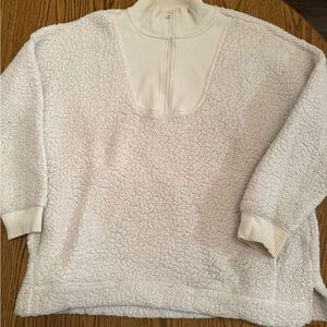 Aerie Off-White Ribbed Sweater